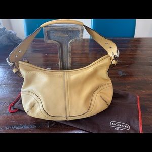 Authentic leather coach purse